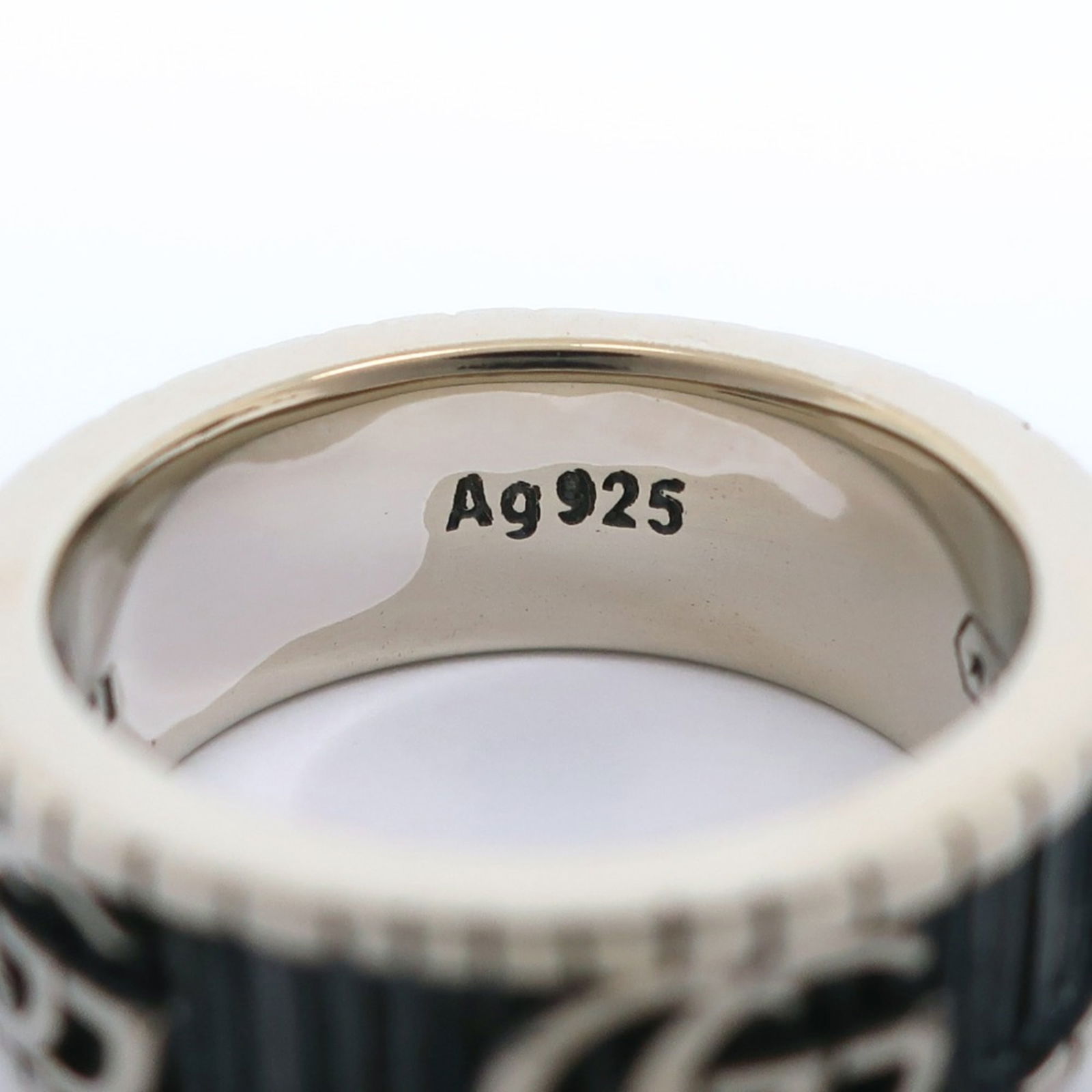 925 Gucci Band Ring Silver - 5