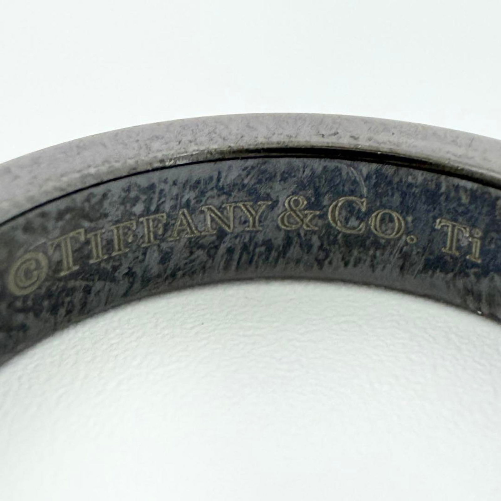 Titanium Tiffany Band Ring - 7