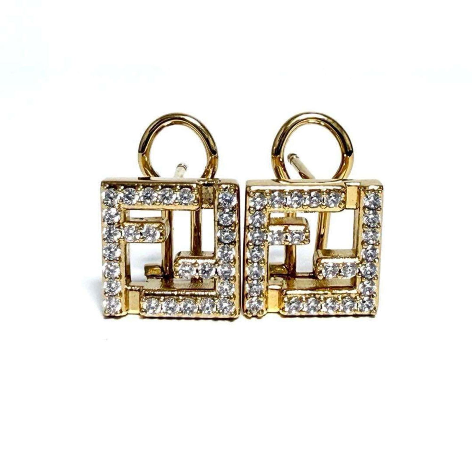 Rhinestone - Fendi Stud Earrings Metal: Rhinestone - Fendi Stud Earrings Metal This listing features Rhinestone - Fendi Stud Earrings Metal. Item specifics are provided below. Item Specifics: Brand: Fendi Type: Stud Earrings Gender: Women