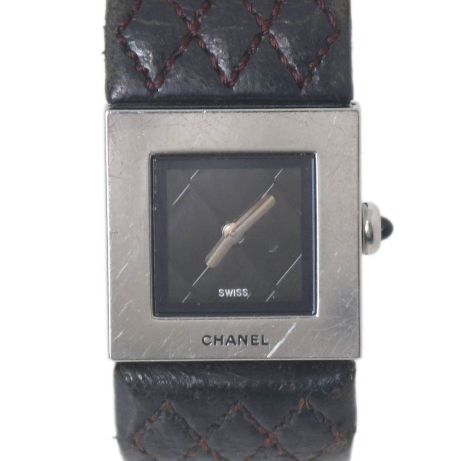 Wristwatch Chanel: Wristwatch Chanel This listing features Wristwatch Chanel. Item specifics are provided below. Item Specifics: Brand: Chanel Type: Wristwatch Gender: Women Color: Silver Color (Band): Black Color (Dial