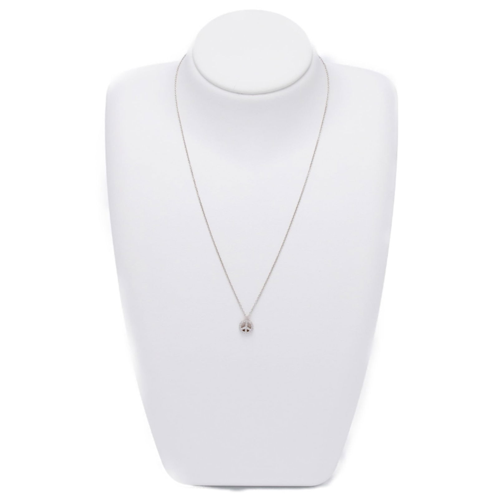 H-158499 Tiffany Metro Peace Necklace K18WG Diamond 40.5cm: H-158499 Tiffany Metro Peace Necklace K18WG Diamond 40.5cm This listing features H-158499 Tiffany Metro Peace Necklace K18WG Diamond 40.5cm. Item specifics are provided below. Item Specifics: Brand:
