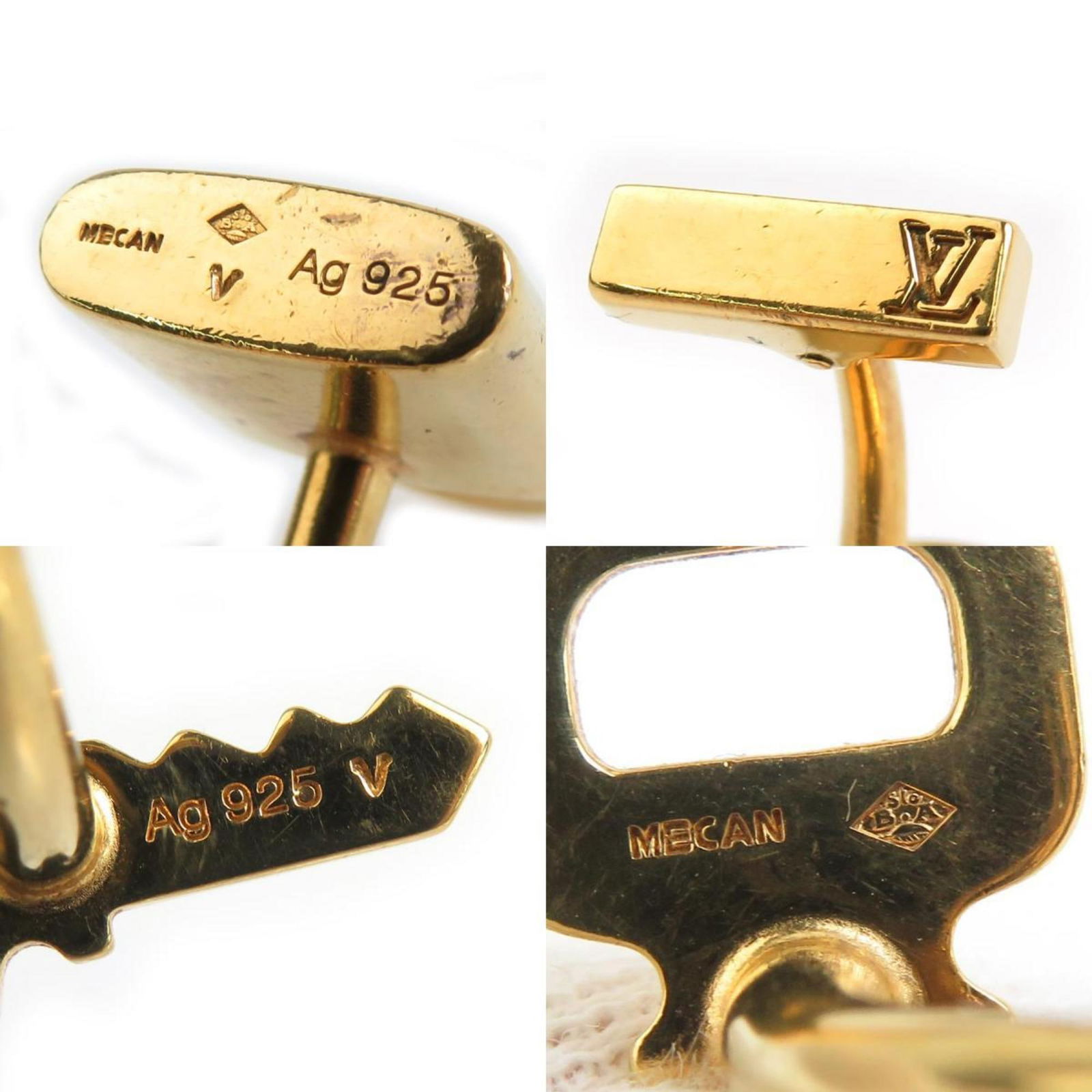 925 Louis Vuitton Cufflinks Silver - 5