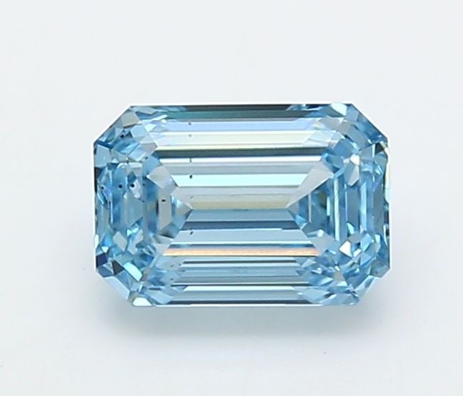 Loose Lab Diamond - IGI Emerald 1.56ct Fancy Vivid Blue SI1 (1 of 1)