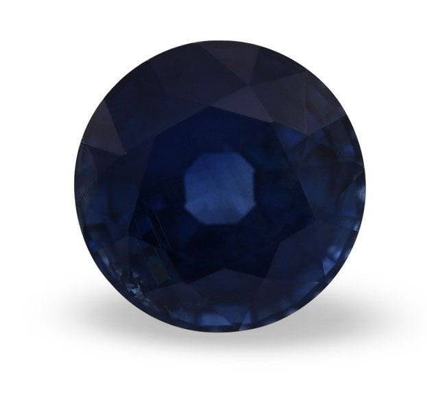 Loose Sapphire Gemstone - Round 1.56ct Blue EC (1 of 1)