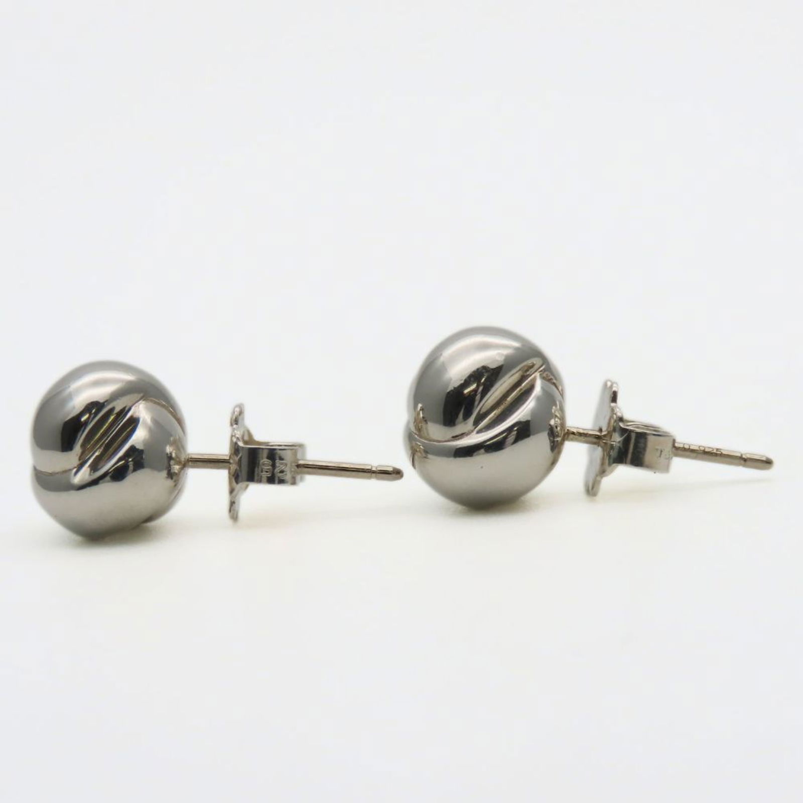925 Tiffany Stud Earrings Silver - 2