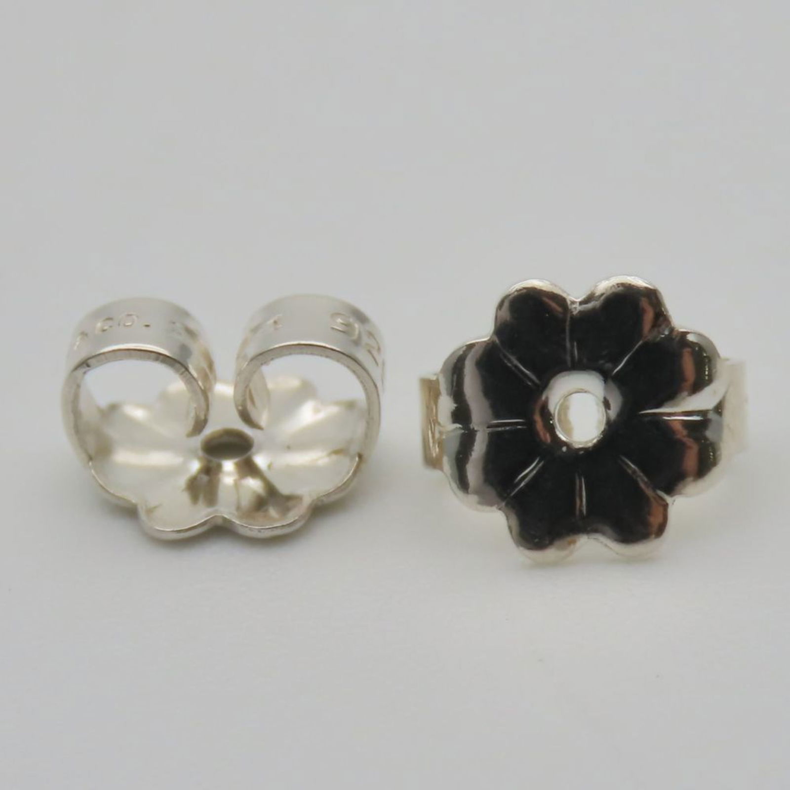 925 Tiffany Stud Earrings Silver - 8