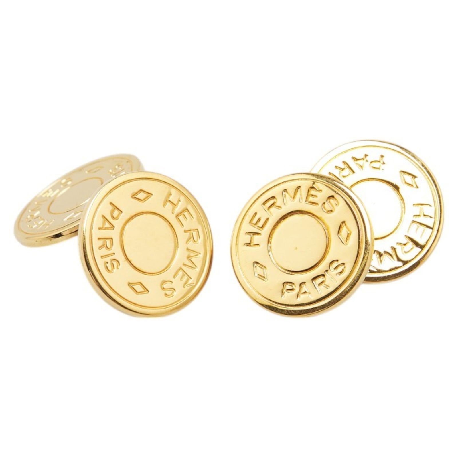 Plating Hermes Cufflinks Gold: Plating Hermes Cufflinks Gold This listing features Plating Hermes Cufflinks Gold. Item specifics are provided below. Item Specifics: Brand: Hermes Type: Cufflinks Gender: Men Material: Gold Plating