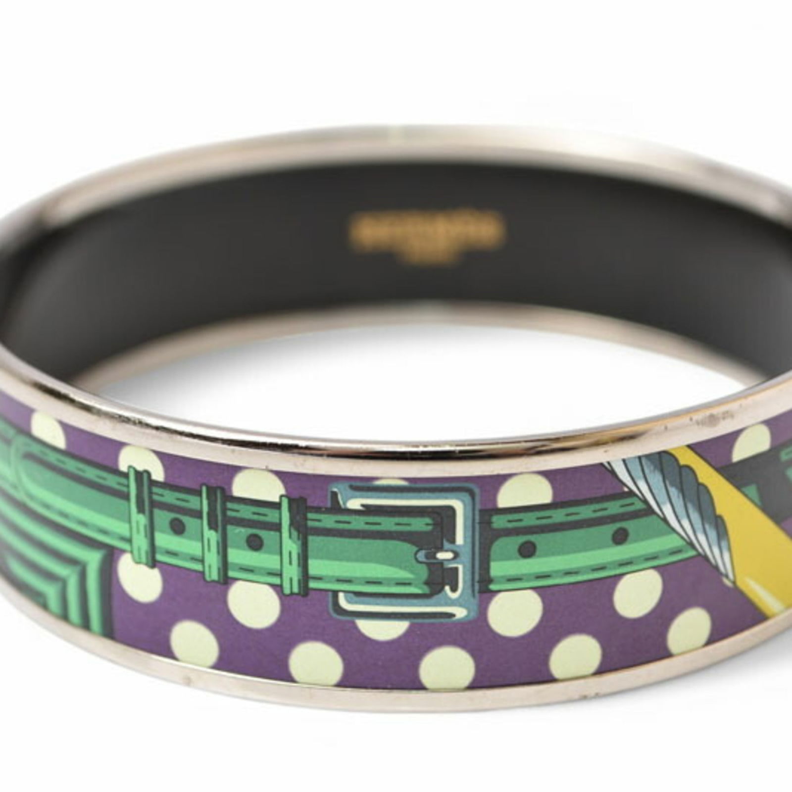 Leather - Hermes Bangle Enamel - 4