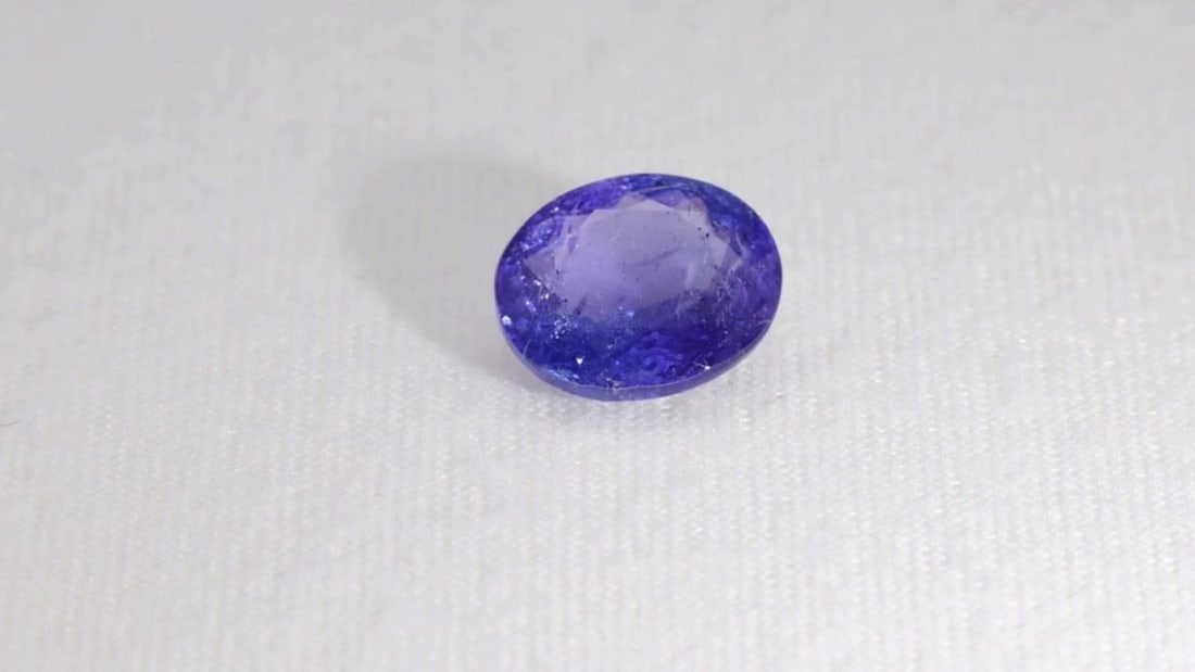 Loose Tanzanite Gemstone - IGI Oval 4.29ct Blue SI (1 of 1)