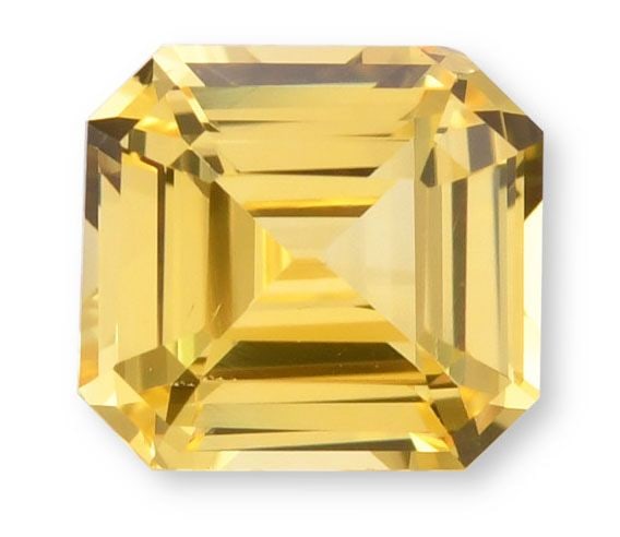 Loose Sapphire Gemstone - Emerald 2.05ct Yellow EC (1 of 1)