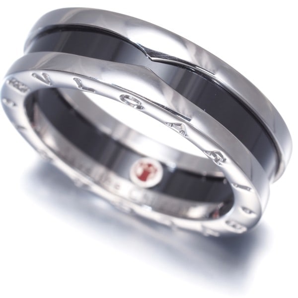 Ceramic Bvlgari Ring Save The Children Eu61 925 Sterling Silver/ (1 of 4)