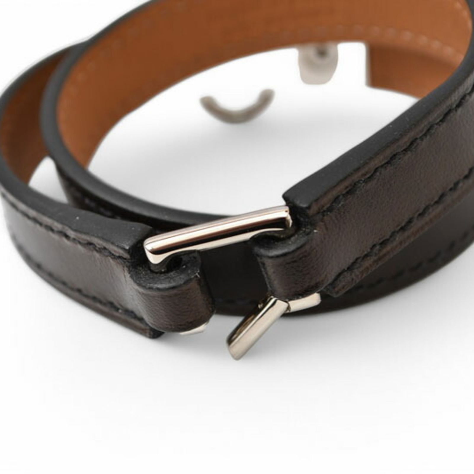 Leather Hermes Bangle - 5