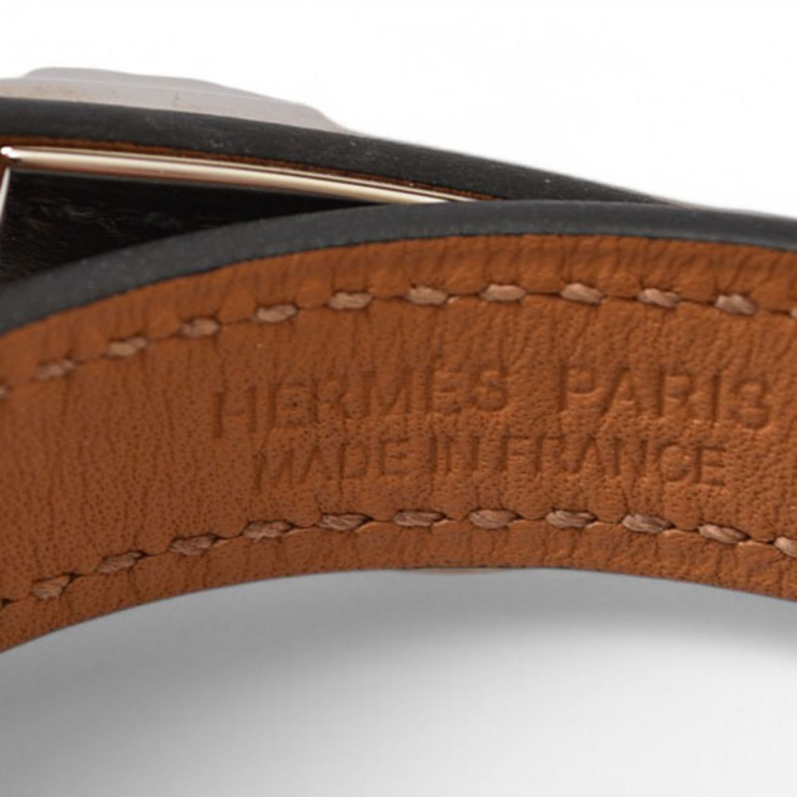 Leather Hermes Bangle - 6