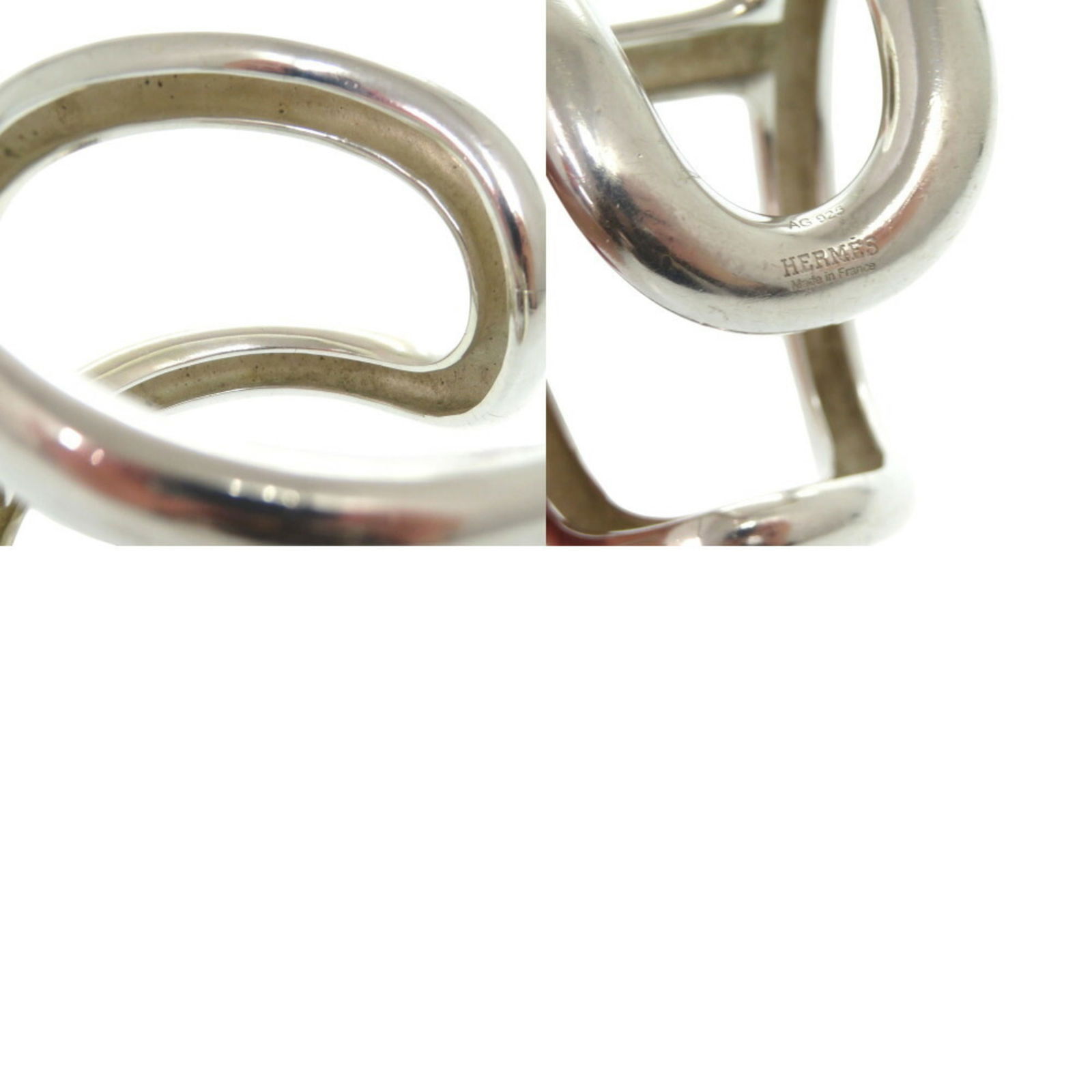 925 Hermes Bangle Silver - 11
