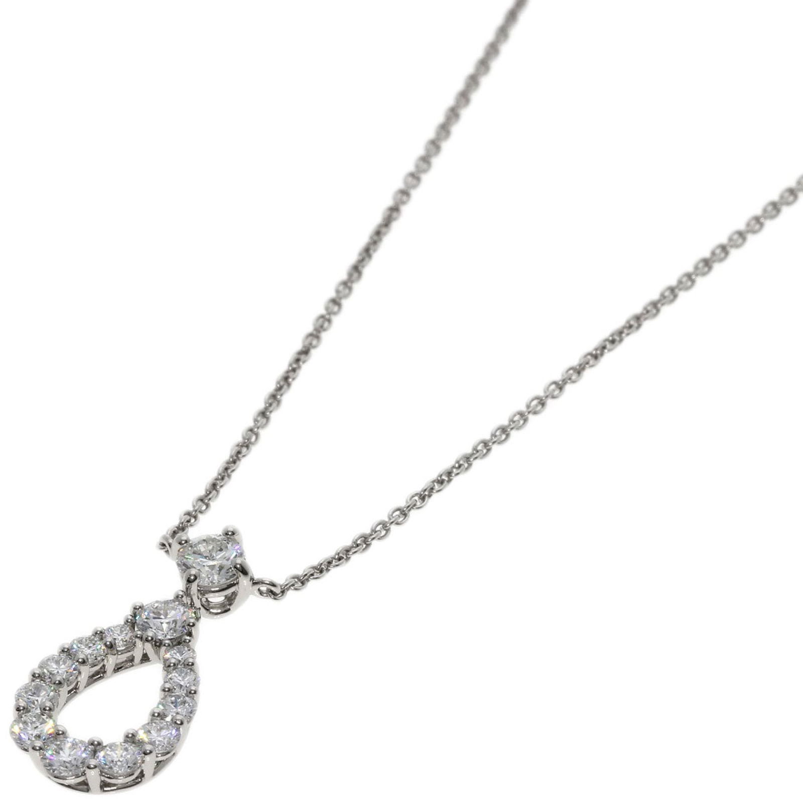 WINSTON Harry Winston Loop Medium Diamond Necklace Platinum PT950 Ladies HARRY (1 of 6)