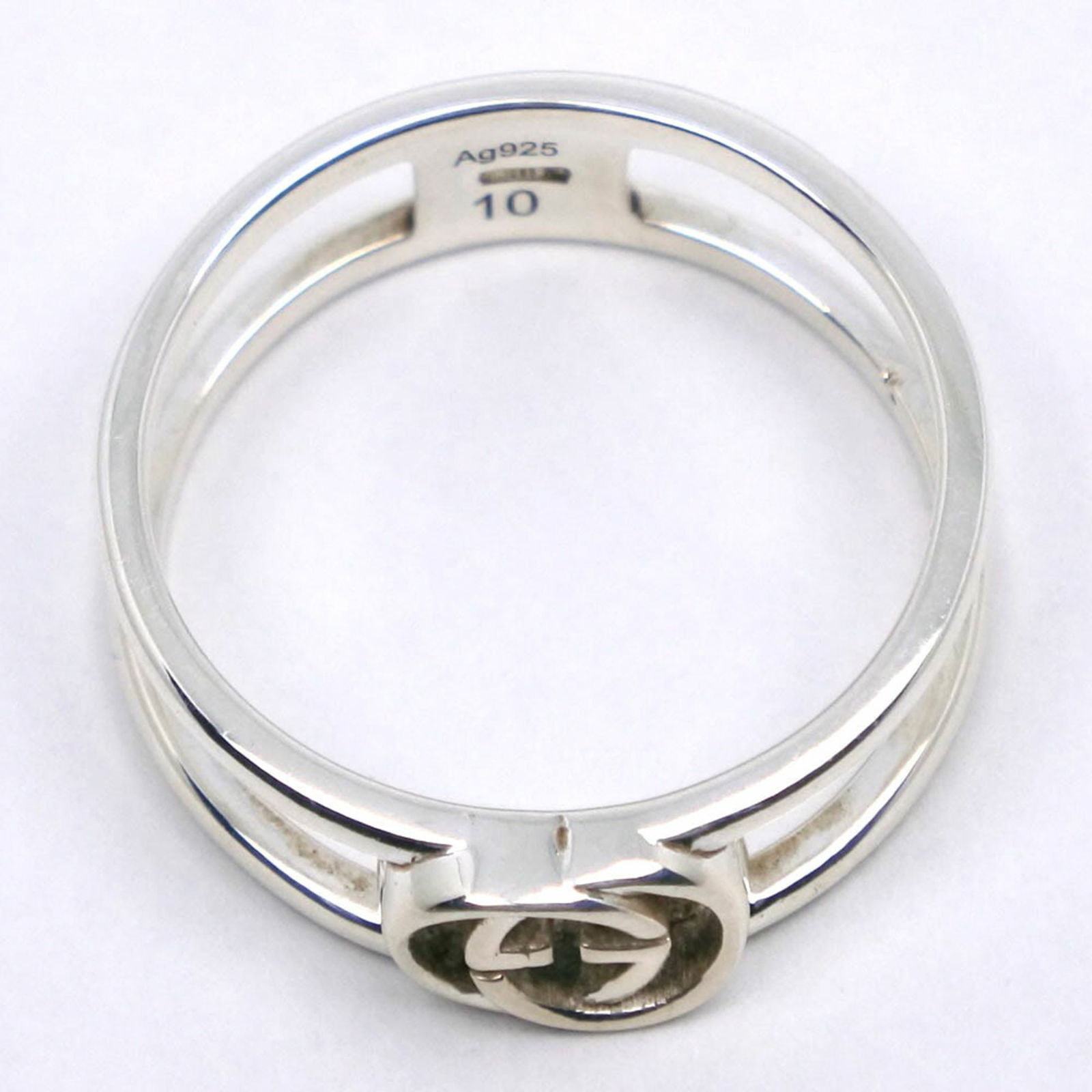925 Gucci Band Ring Silver - 4