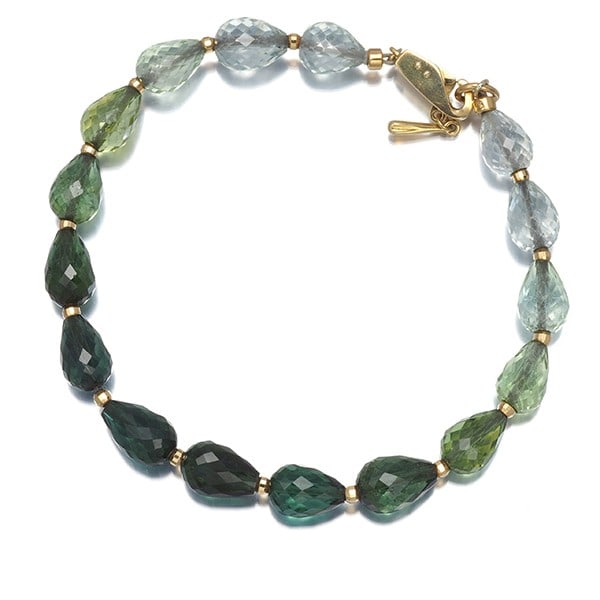 Gold Ambrose Bracelet Tourmaline Briolette-Cut 18K 750 Yellow: Gold Ambrose Bracelet Tourmaline Briolette-Cut 18K 750 Yellow This listing features Gold Ambrose Bracelet Tourmaline Briolette-Cut 18K 750 Yellow. Item specifics are provided below. Item Specifics: