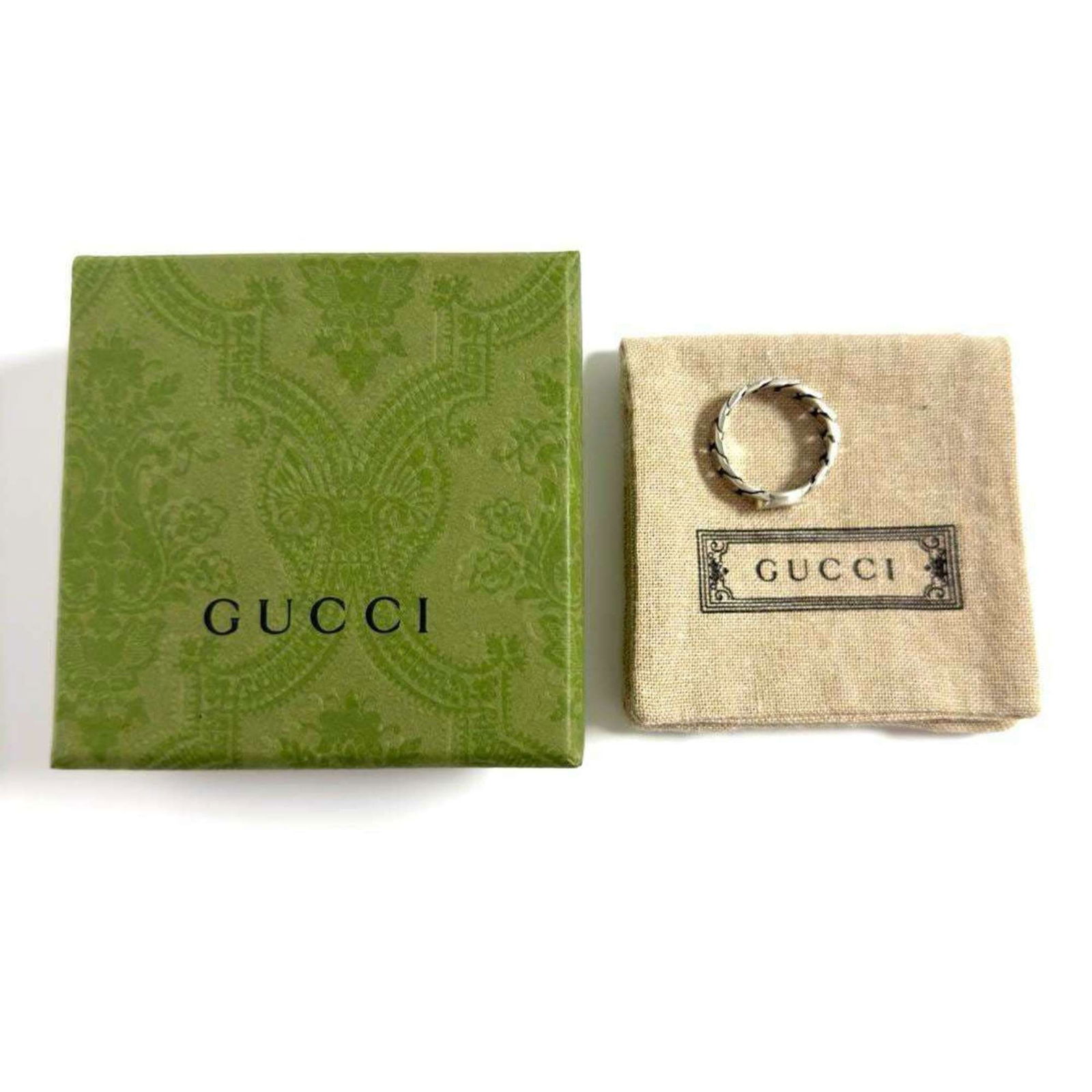 925 Gucci Band Ring Silver - 10