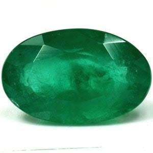 Loose Emerald Gemstone - Oval 3.13ct Green SI (1 of 1)