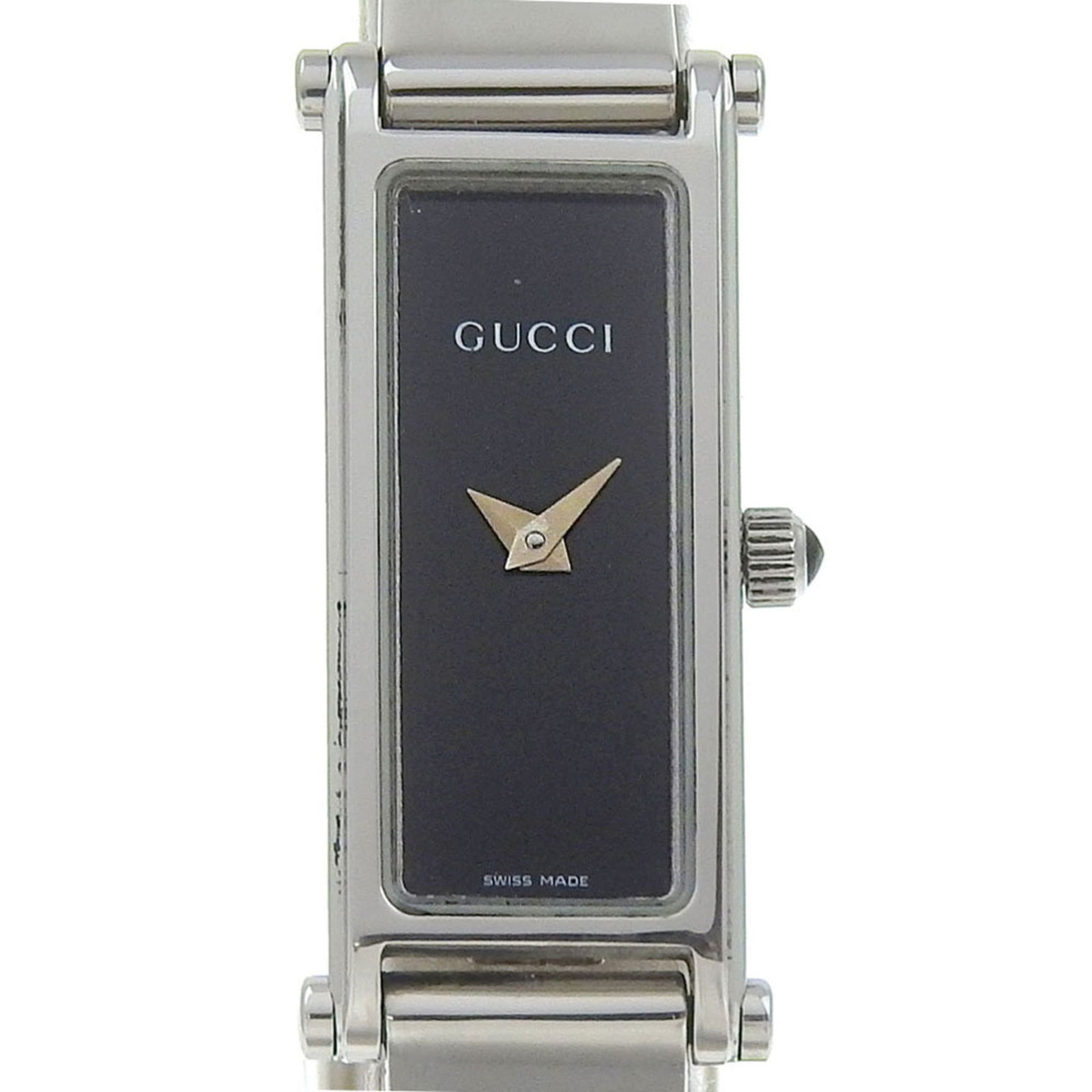 Wristwatch Gucci: Wristwatch Gucci This listing features Wristwatch Gucci. Item specifics are provided below. Item Specifics: Brand: Gucci Type: Wristwatch Gender: Women Display: Analog Material (Case): Stainless Steel