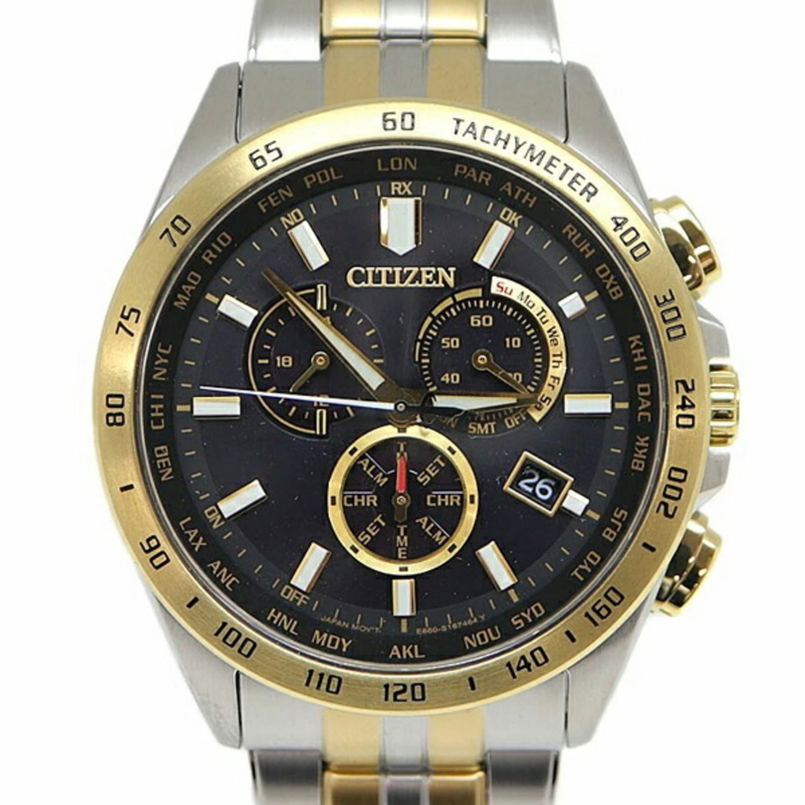 Wristwatch Citizen: Wristwatch Citizen This listing features Wristwatch Citizen. Item specifics are provided below. Item Specifics: Brand: Citizen Type: Wristwatch Gender: Men Material (Case): Stainless Steel Material (B