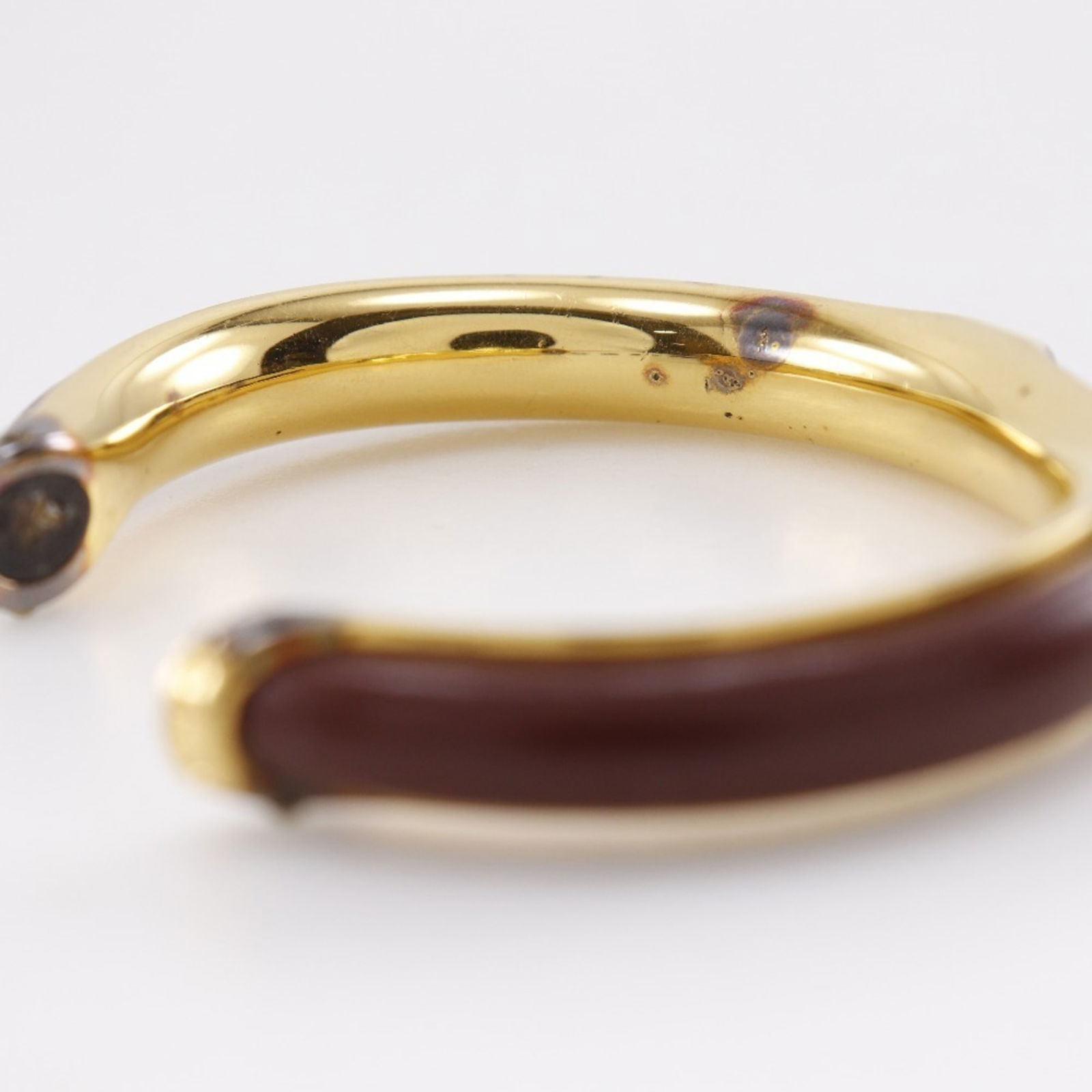 Leather - Hermes Bangle Gold Plating - 4