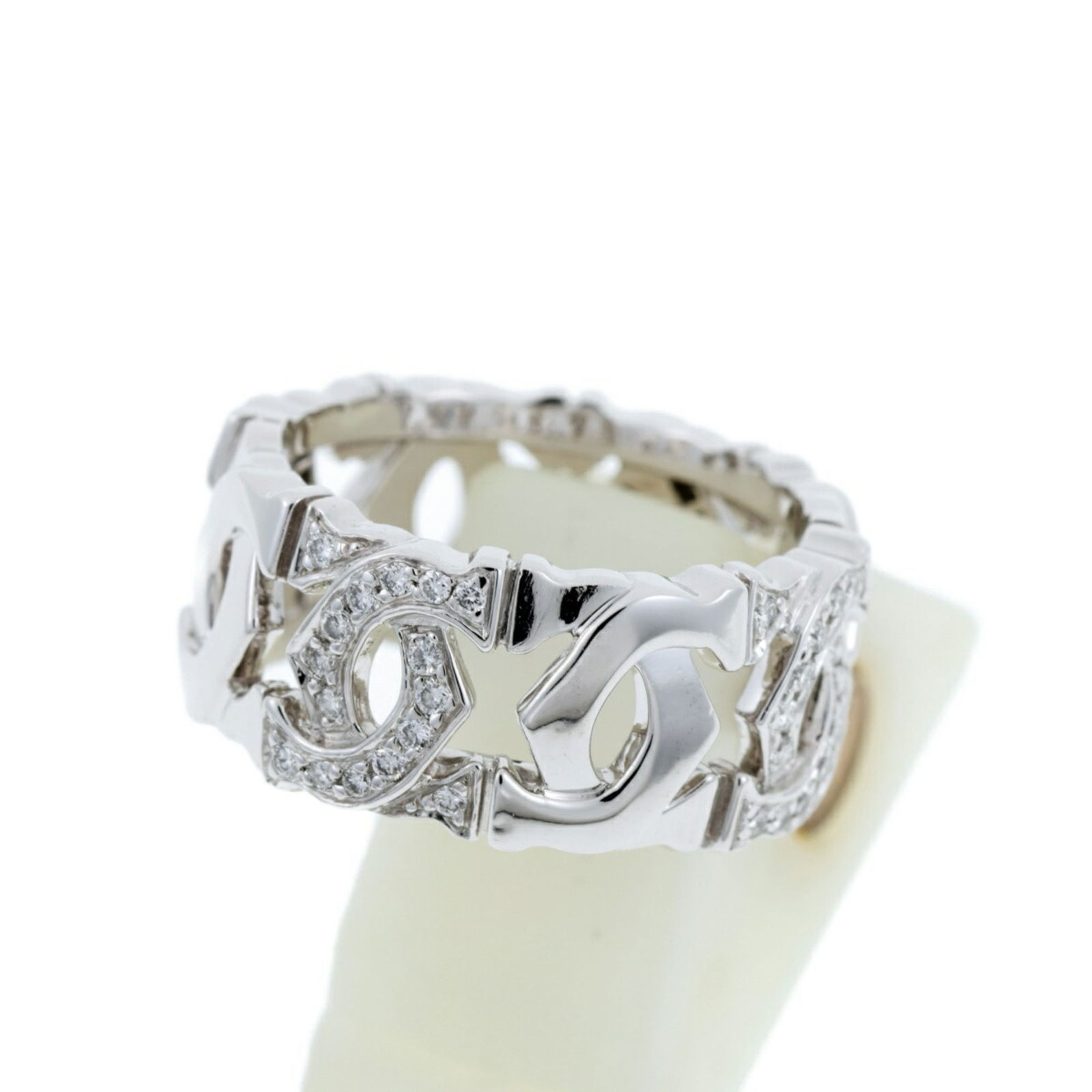 (18K) Cartier Band Ring White Gold: (18K) Cartier Band Ring White Gold This listing features (18K) Cartier Band Ring White Gold. Item specifics are provided below. Item Specifics: Brand: Cartier Type: Band Ring Gender: Women Color: