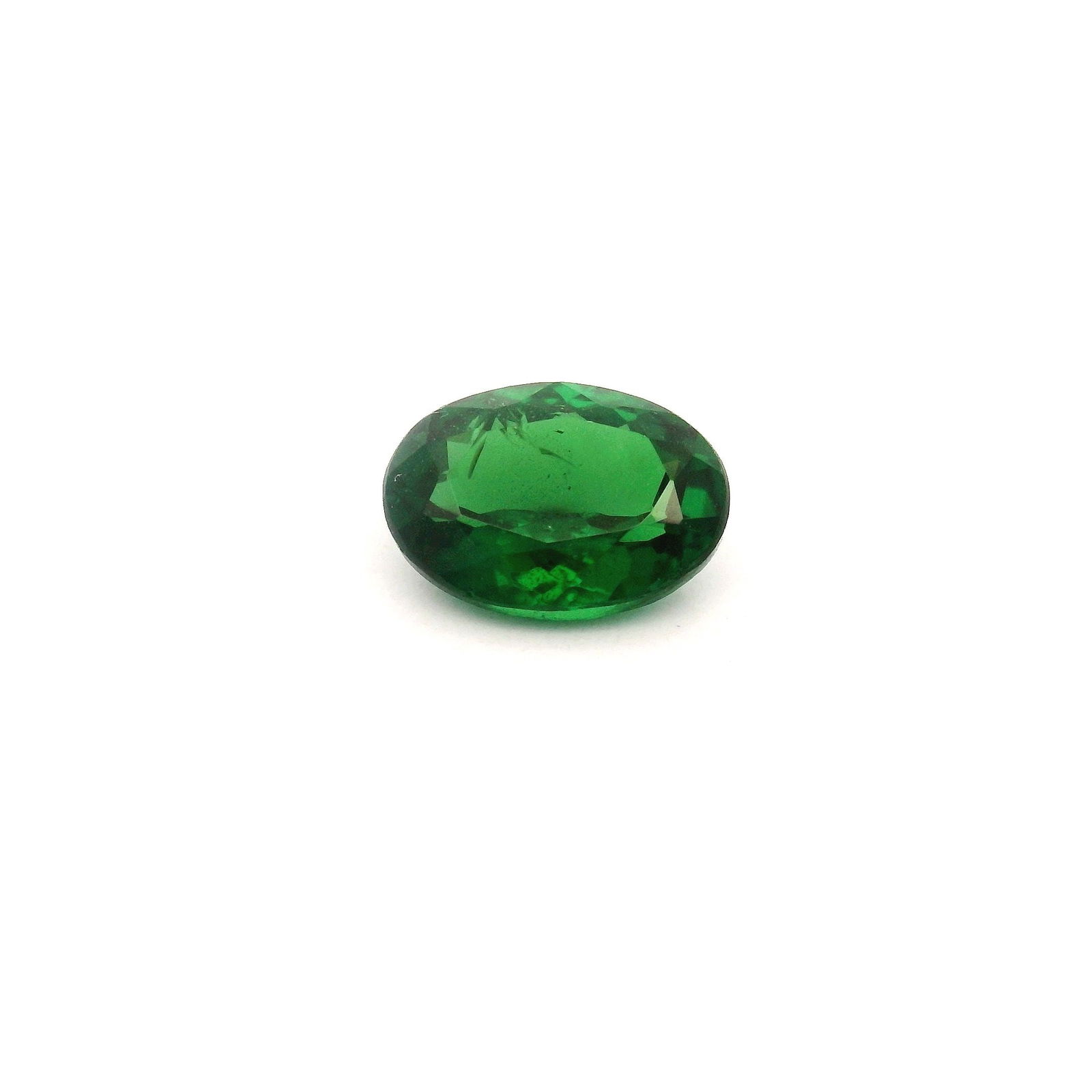 Loose Garnet Gemstone - GSI Oval 1.07ct Green SI (1 of 1)