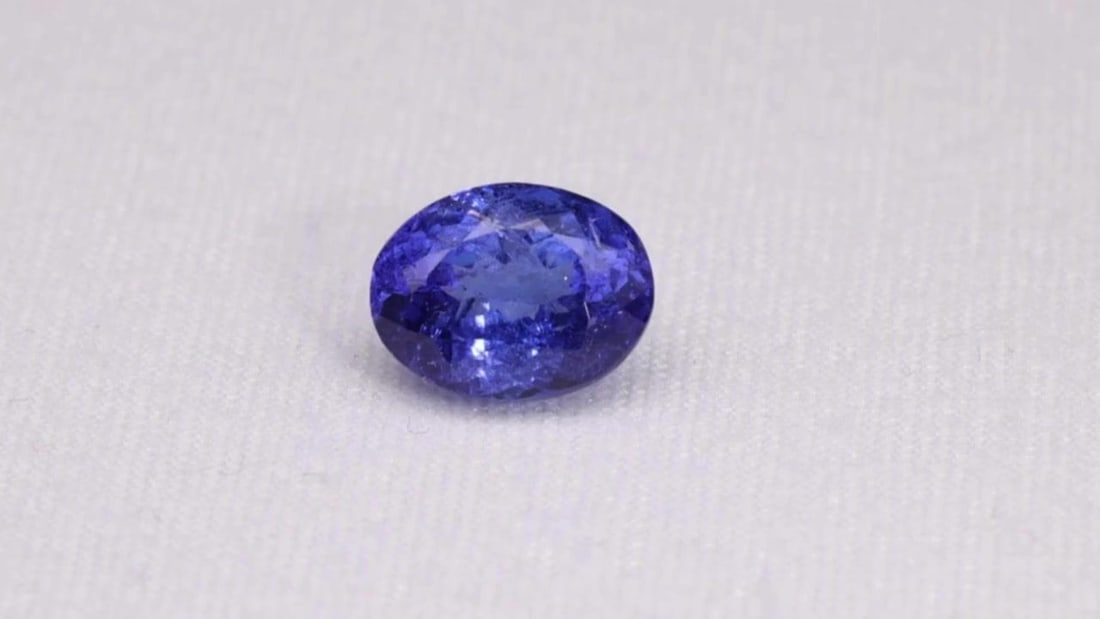 Loose Tanzanite Gemstone - IGI Oval 4.35ct Blue MI (1 of 1)