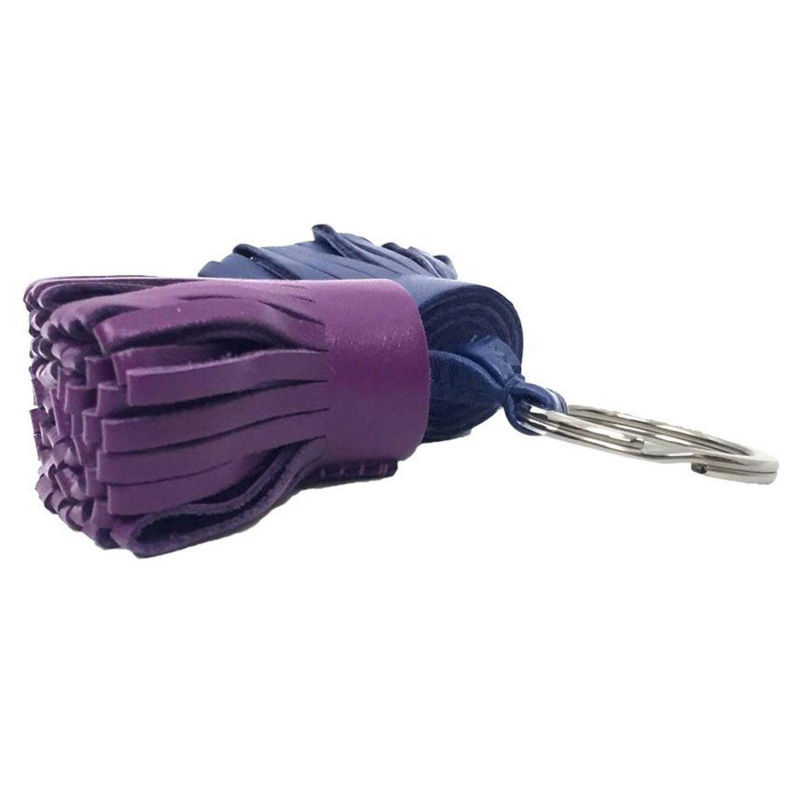 Leather Hermes Keyring Charm - 2