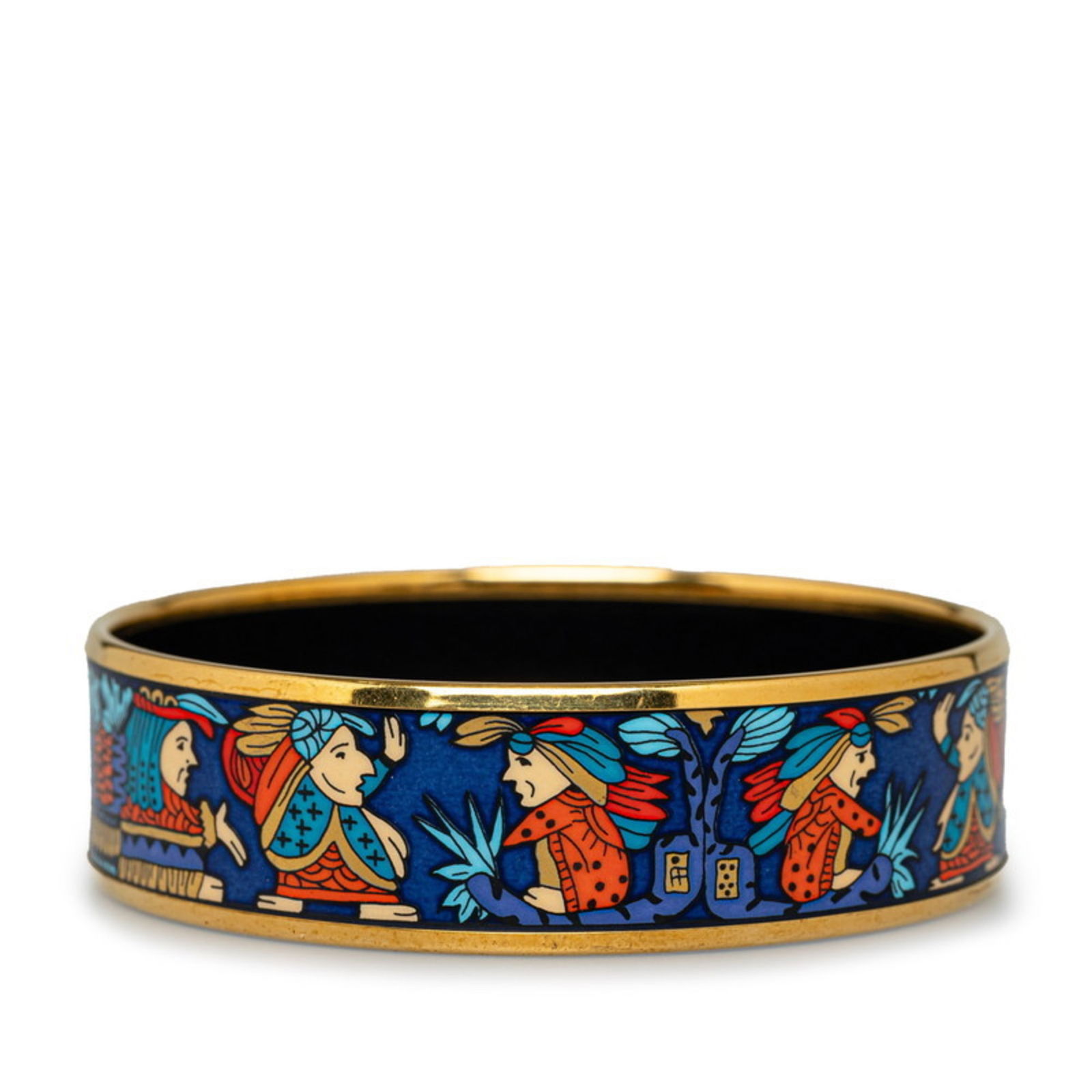 Enamel Hermes Bangle Cloisonn/ - 2