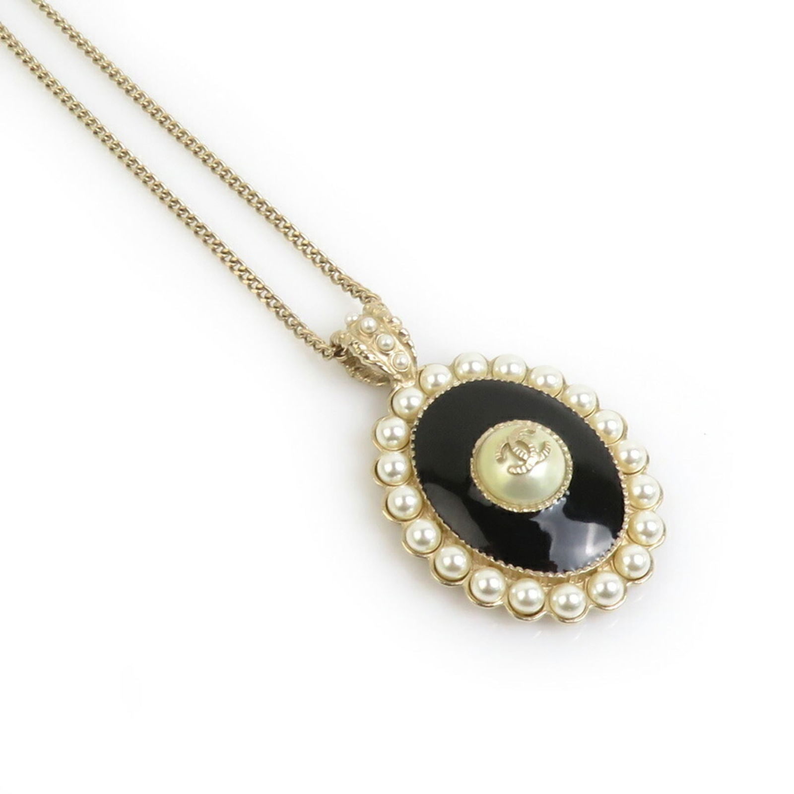 e60148g CHANEL Necklace Coco Mark Metal Faux Pearl Gold White Black Women's: e60148g CHANEL Necklace Coco Mark Metal Faux Pearl Gold White Black Women's This listing features e60148g CHANEL Necklace Coco Mark Metal Faux Pearl Gold White Black Women's. Item specifics are provid