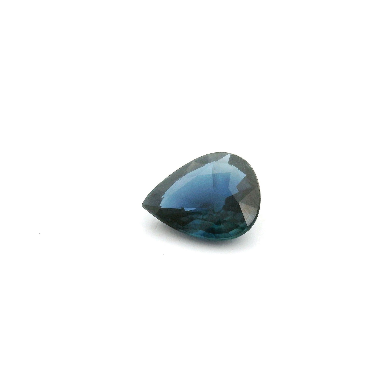 Loose Sapphire Gemstone - GSI Pear 1.2ct Blue SI (1 of 1)