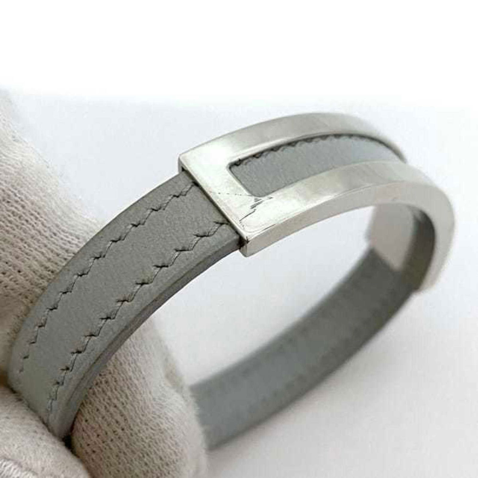 Metal - Hermes Bangle Leather - 8
