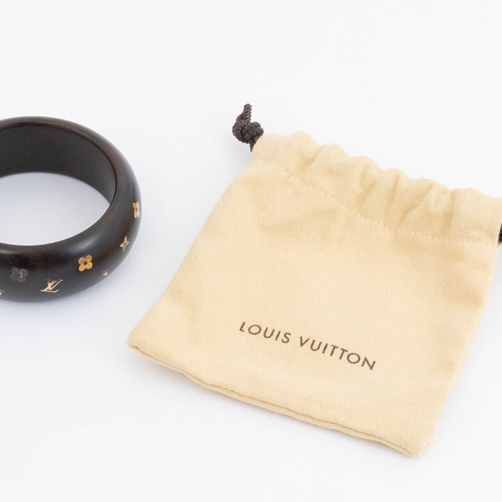 Wood Louis Vuitton Bangle - 10