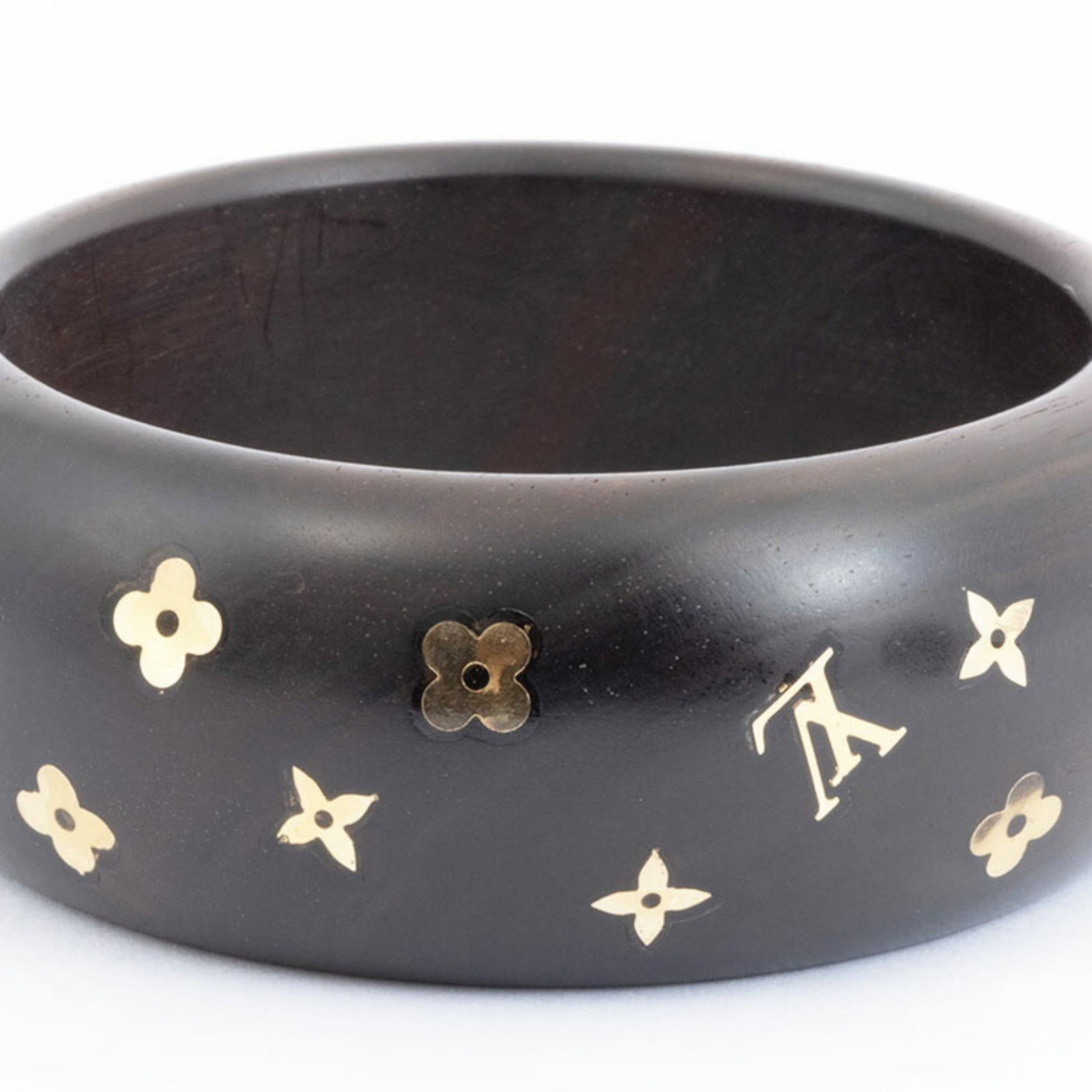 Wood Louis Vuitton Bangle - 3