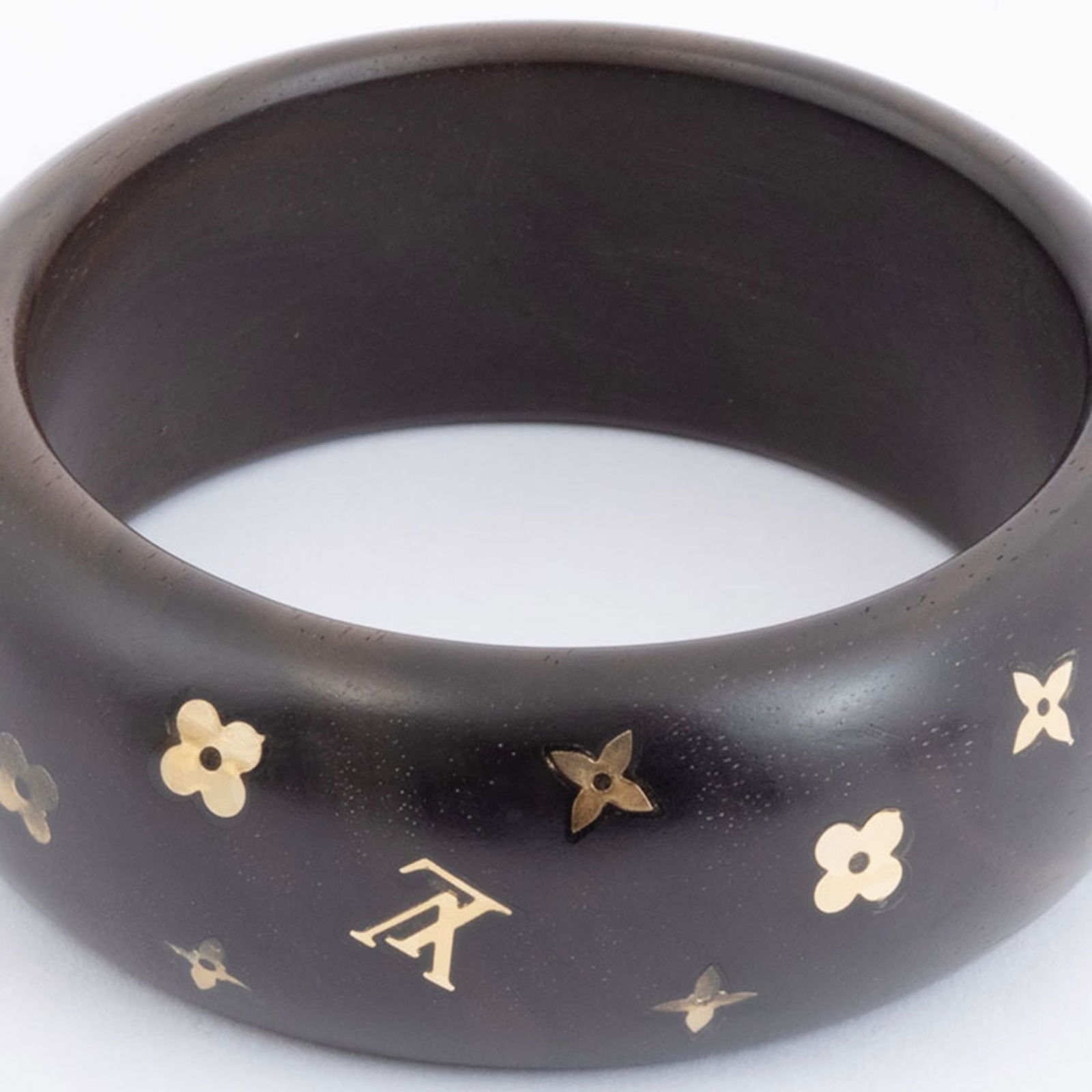 Wood Louis Vuitton Bangle - 5