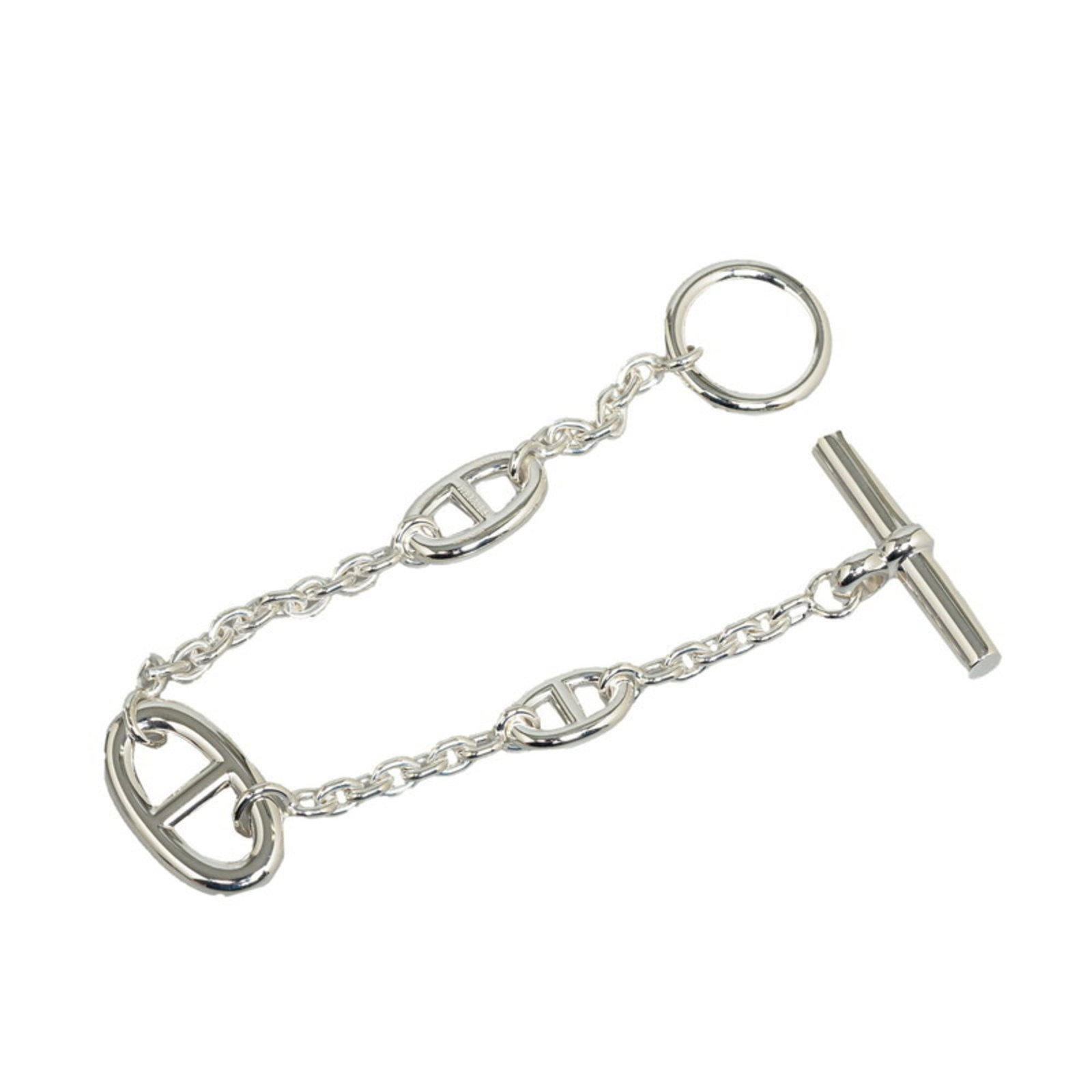 925 Hermes Charm Bracelet Silver (1 of 4)