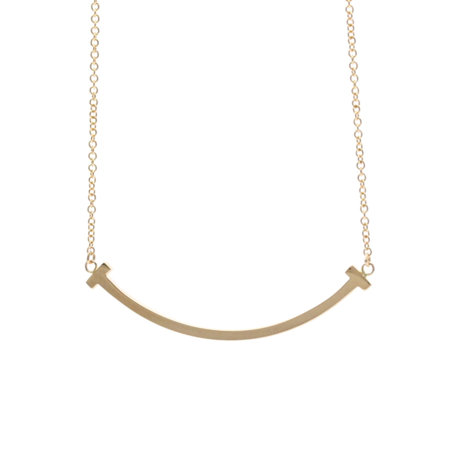 Women Fashion Pendant Necklace (Pink Gold) - Tiffany T Smile Small Necklace Pink Gold (18K) No: Women Fashion Pendant Necklace (Pink Gold) - Tiffany T Smile Small Necklace Pink Gold (18K) No Stone Men This listing features Women Fashion Pendant Necklace (Pink Gold) - Tiffany T Smile Small