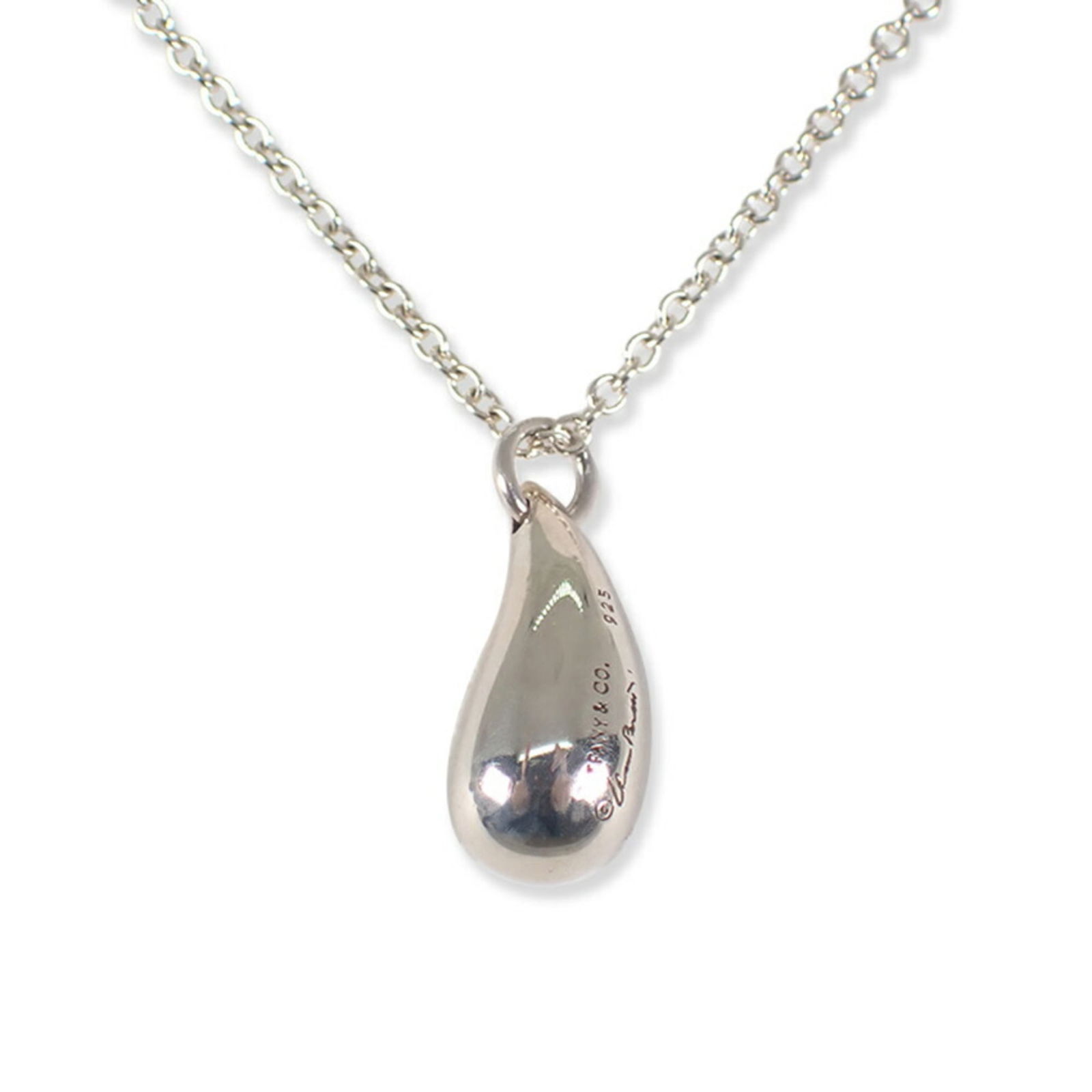 necklace TIFFANY 925 teardrop pendant: necklace TIFFANY 925 teardrop pendant This listing features necklace TIFFANY 925 teardrop pendant. Item specifics are provided below. Item Specifics: Brand: Tiffany Necklace Type: Pendant Necklace Gen