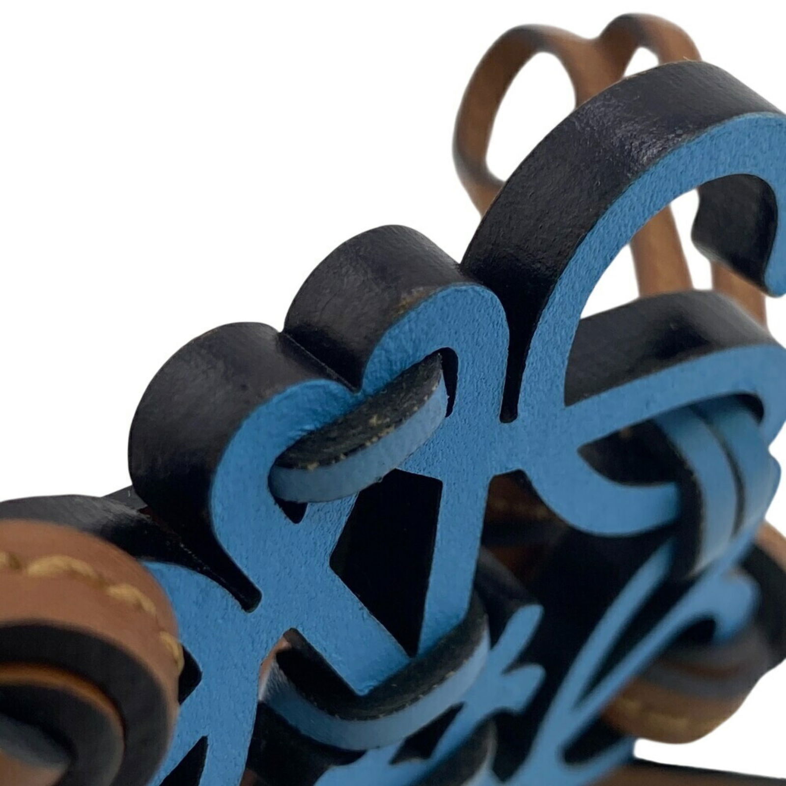 Leather Loewe Keyring Charm - 12