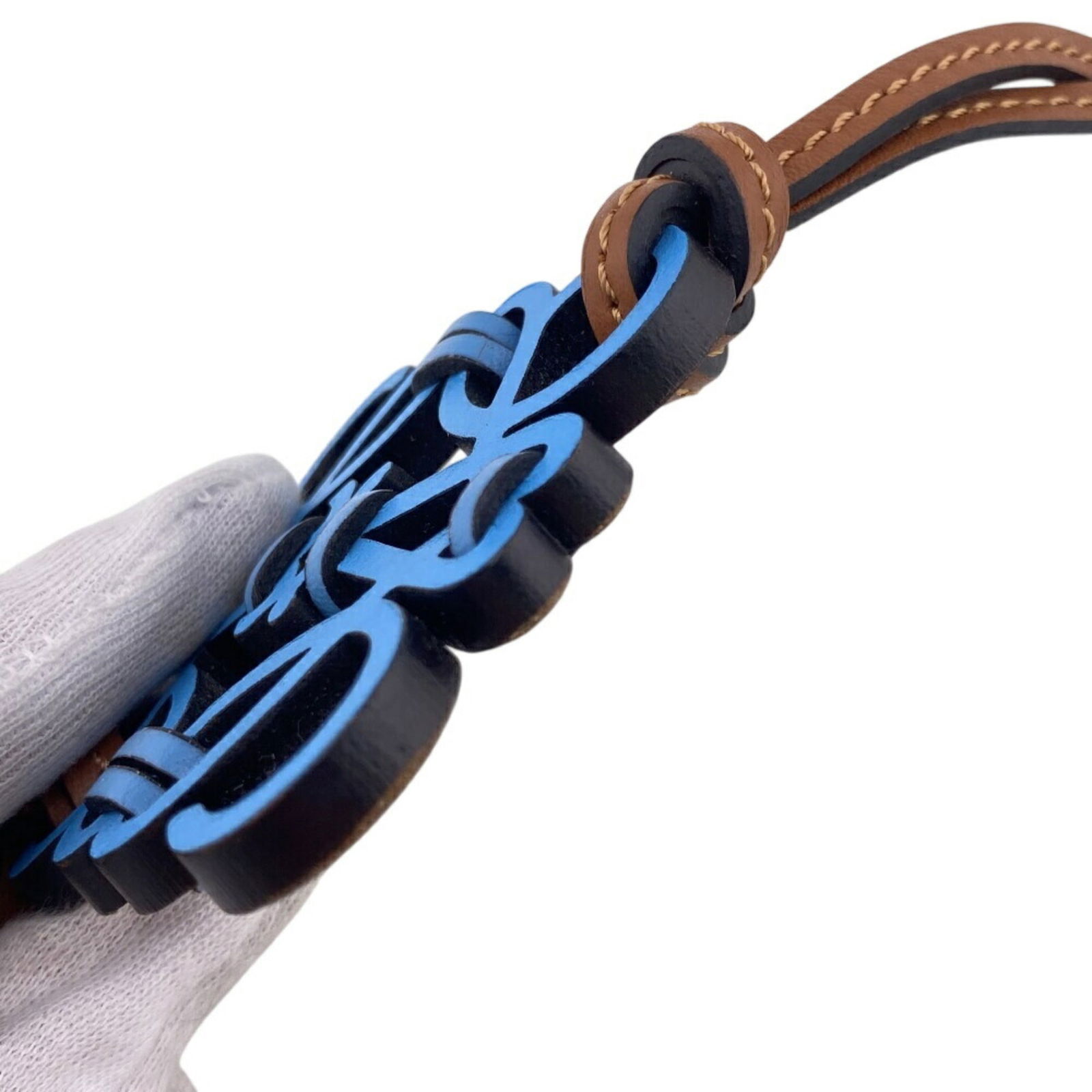 Leather Loewe Keyring Charm - 5