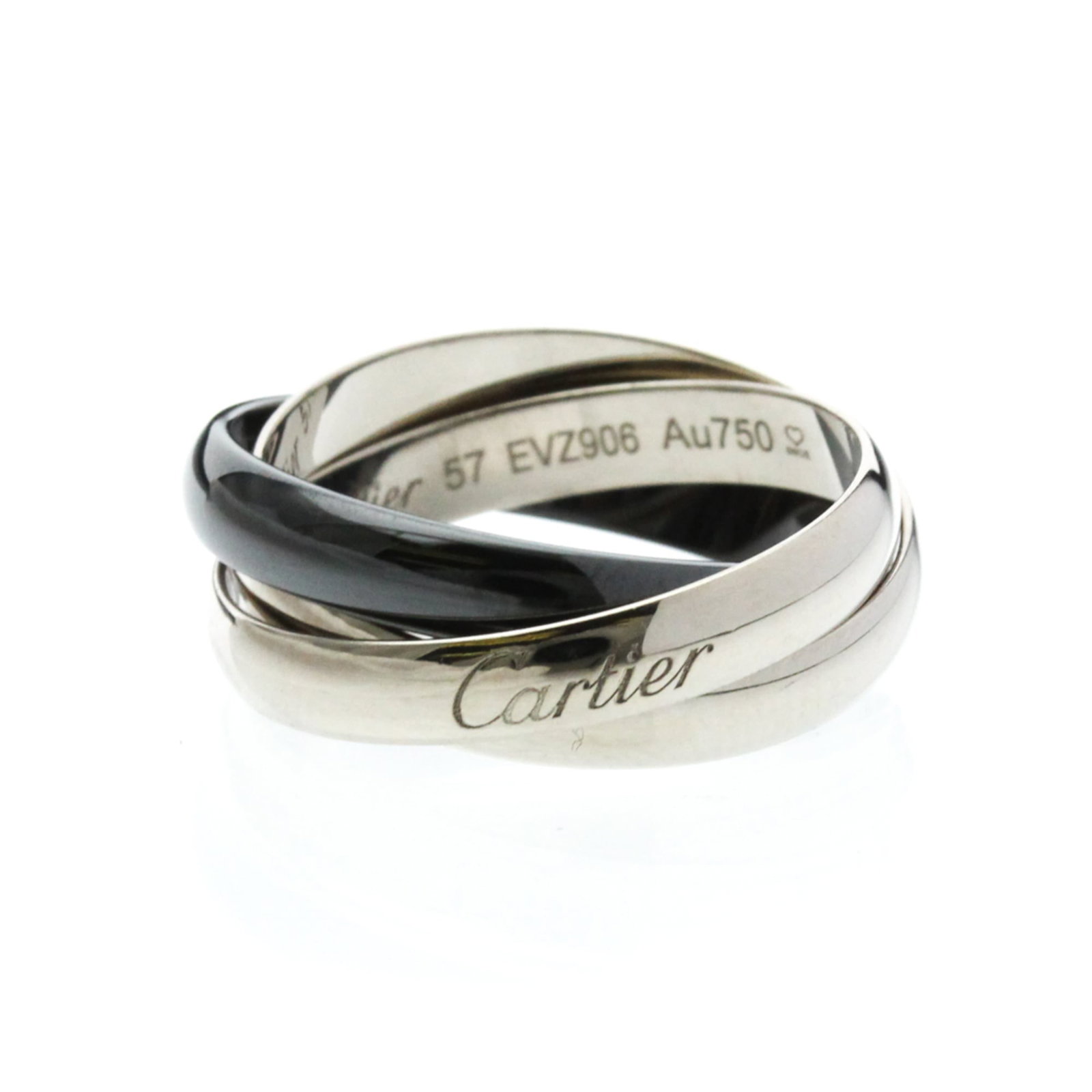 White Gold (18K) - Cartier Band Ring Ceramic: White Gold (18K) - Cartier Band Ring Ceramic This listing features White Gold (18K) - Cartier Band Ring Ceramic. Item specifics are provided below. Item Specifics: Brand: Cartier Type: Band Ring