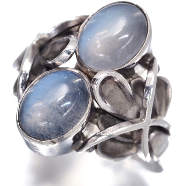 925 Georg Jensen Ring Moonstone Moonlight Blossom 48 Us7.25-7.5 Silver: 925 Georg Jensen Ring Moonstone Moonlight Blossom 48 Us7.25-7.5 Silver This listing features 925 Georg Jensen Ring Moonstone Moonlight Blossom 48 Us7.25-7.5 Silver. Item specifics are provided below.