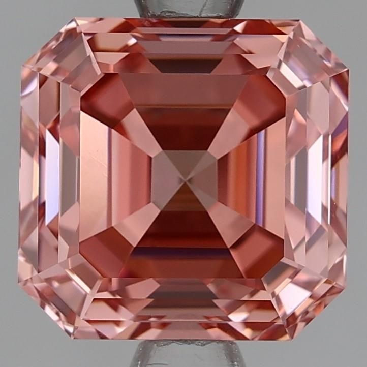 Loose Lab Diamond - Square Emerald 2.14ct Fancy Orangey Pink VS1: Loose Lab Diamond - Square Emerald 2.14ct Fancy Orangey Pink VS1 This listing features Loose Lab Diamond - Square Emerald 2.14ct Fancy Orangey Pink VS1. Item specifics are provided below. Item