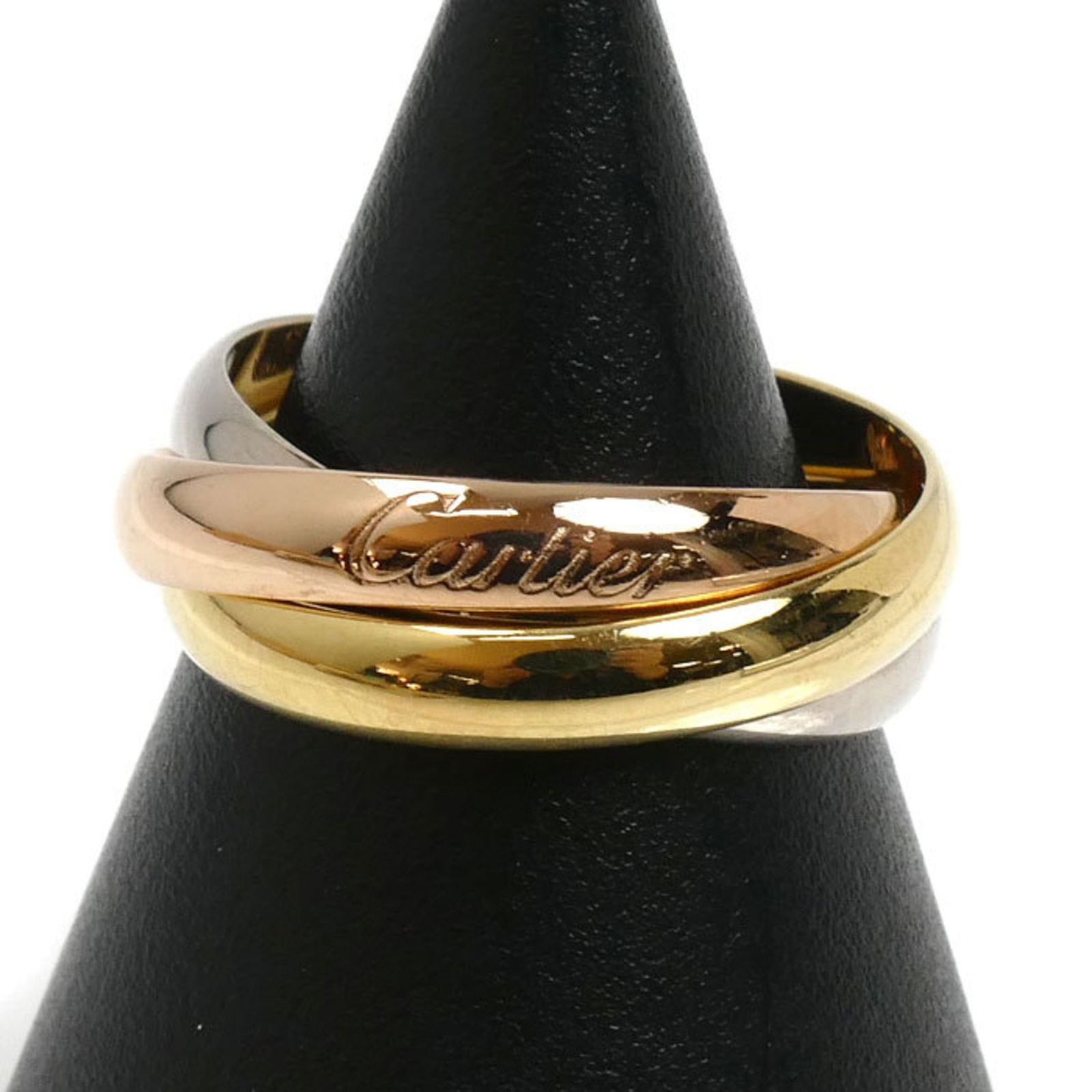 Yellow Gold (18K) - Cartier Band Ring Pink Gold (18K) - White Gold (18K): Yellow Gold (18K) - Cartier Band Ring Pink Gold (18K) - White Gold (18K) This listing features Yellow Gold (18K) - Cartier Band Ring Pink Gold (18K) - White Gold (18K). Item specifics are provided bel