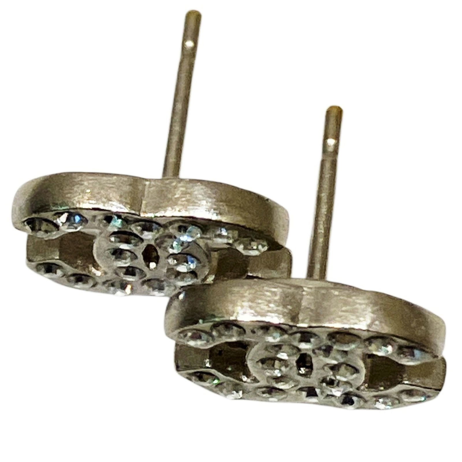 Alloy Chanel Stud Earrings - 6