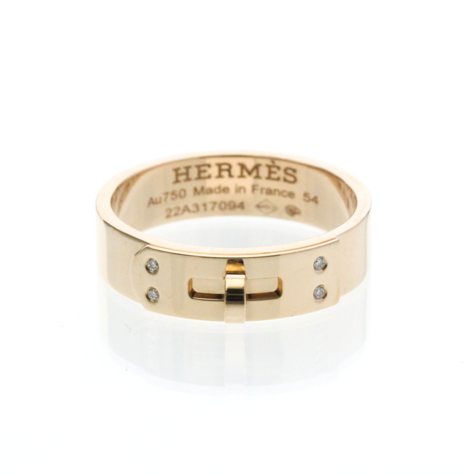 (18K) Hermes Band Ring Pink Gold: (18K) Hermes Band Ring Pink Gold This listing features (18K) Hermes Band Ring Pink Gold. Item specifics are provided below. Item Specifics: Brand: Hermes Type: Band Ring Style: Fashion Gender: