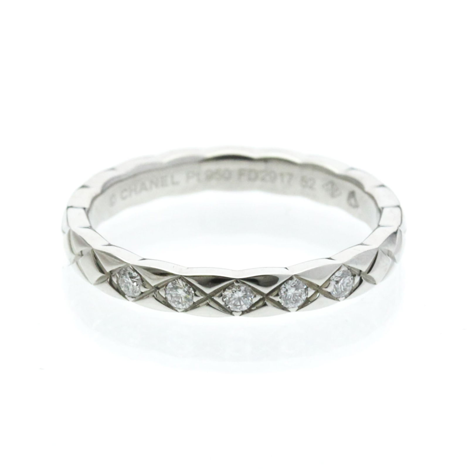 Platinum Chanel Band Ring (1 of 10)