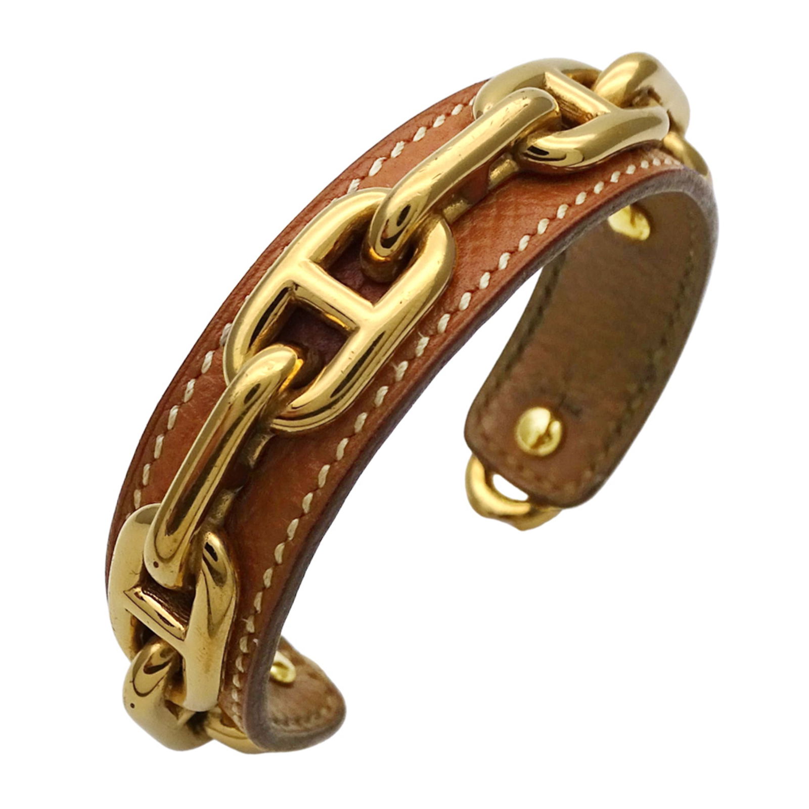 Metal - Hermes Bangle Leather - 2
